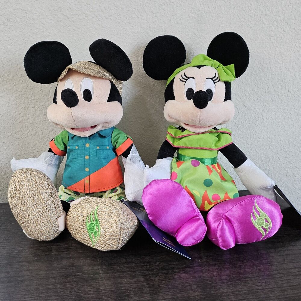 Disney Cruise Line DCL Lookout Cay Lighthouse Point Plush Toy Mickey & Minnie